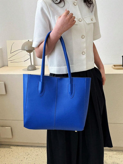 Carla Shoulder Tote Blue