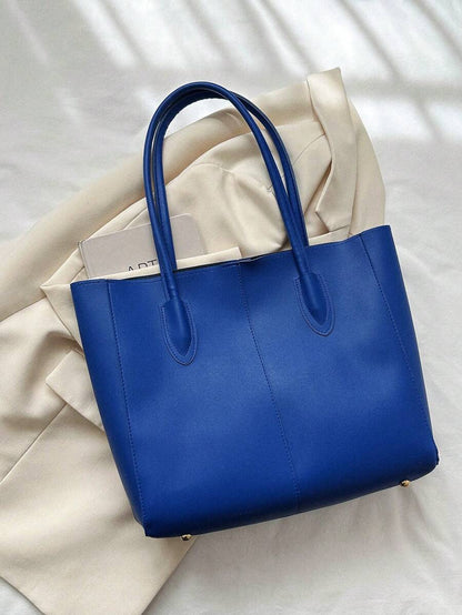 Carla Shoulder Tote Blue