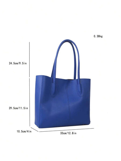 Carla Shoulder Tote Blue