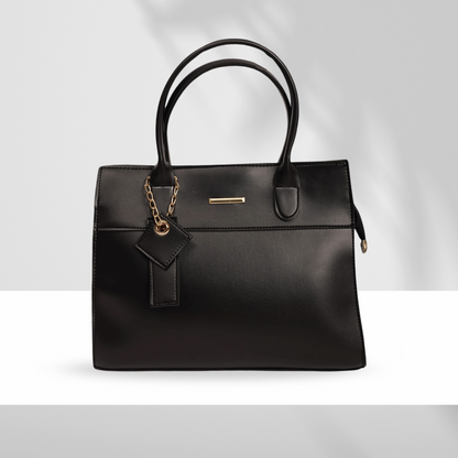 Modern Chic Black Tote