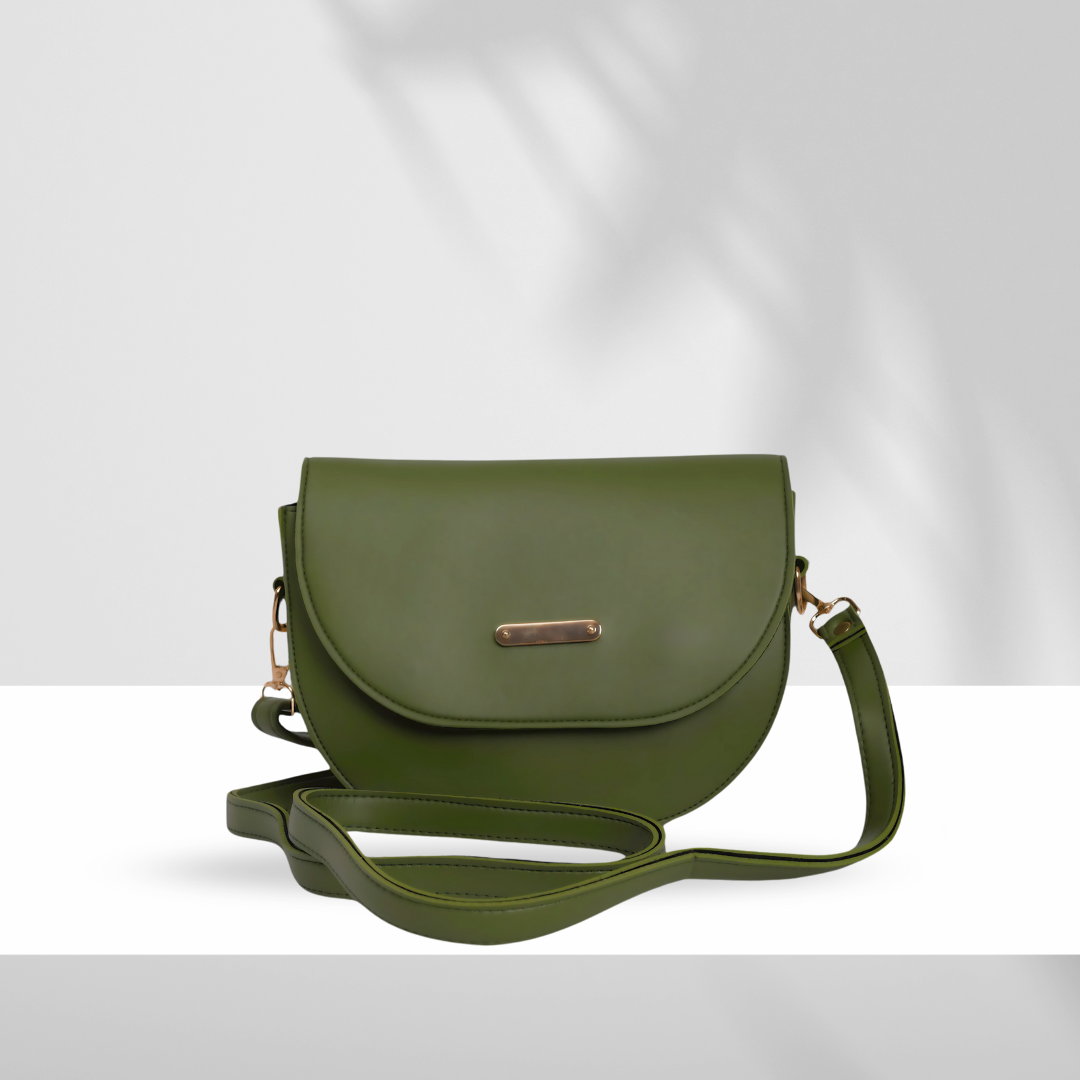 Chic Olive Dual Strap Bag