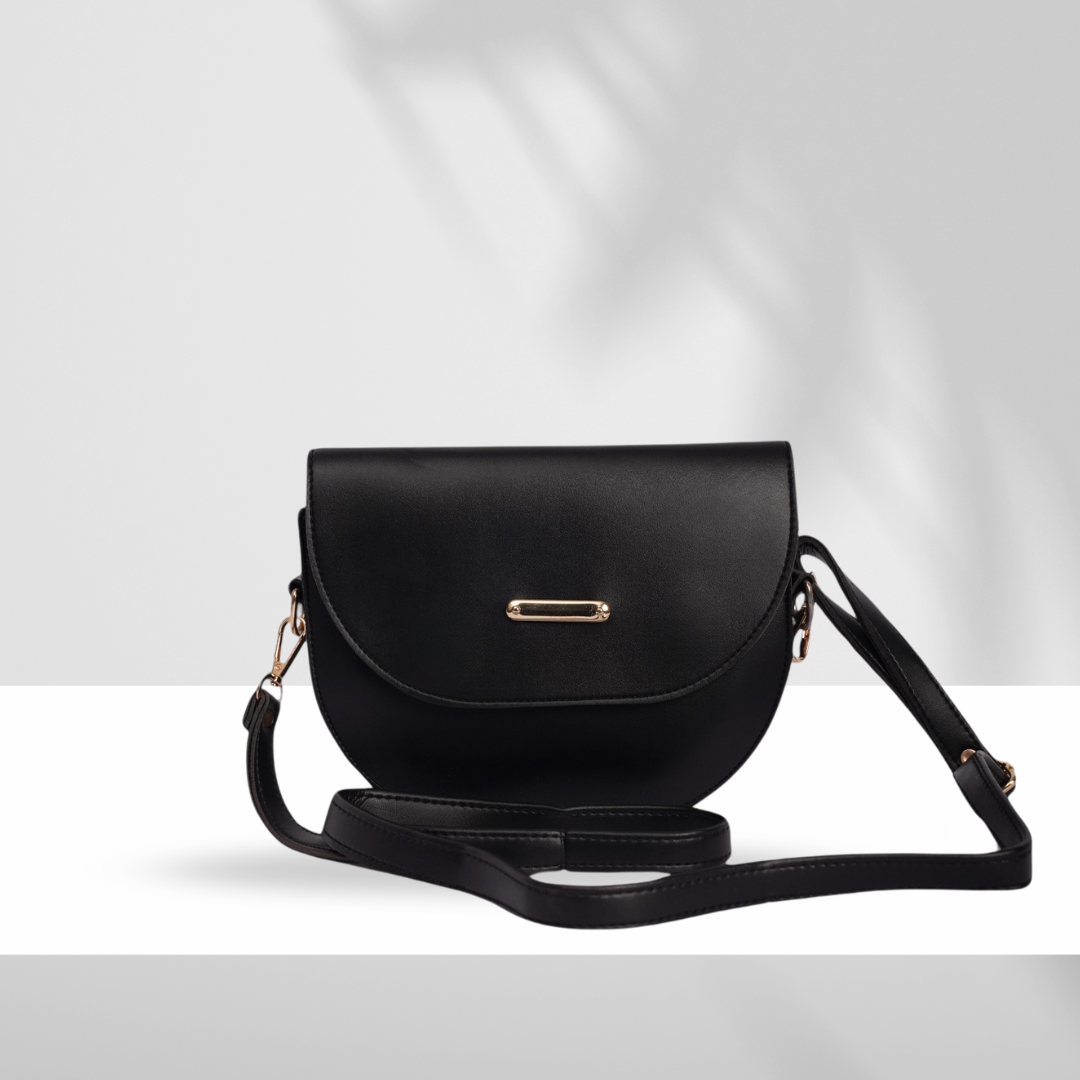 Chic Black Dual Strap Bag