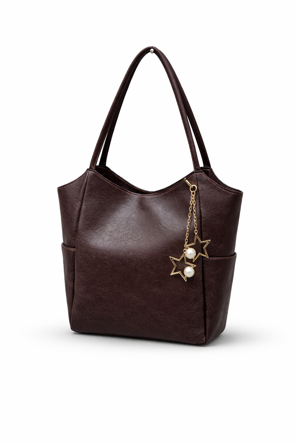 Lyana Cadbury Leather Tote