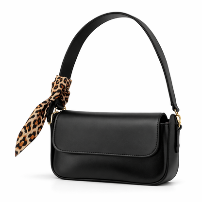 Lyana Muse Bag with Cheetah Tie