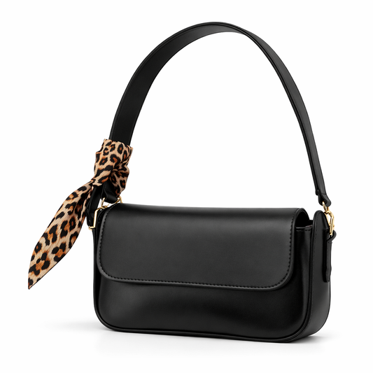 Lyana Muse Bag with Cheetah Tie
