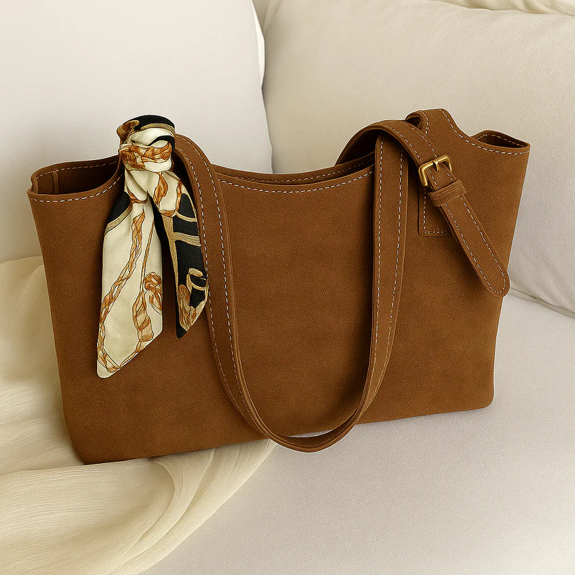 Lyana Whiskey Tote- Maroon