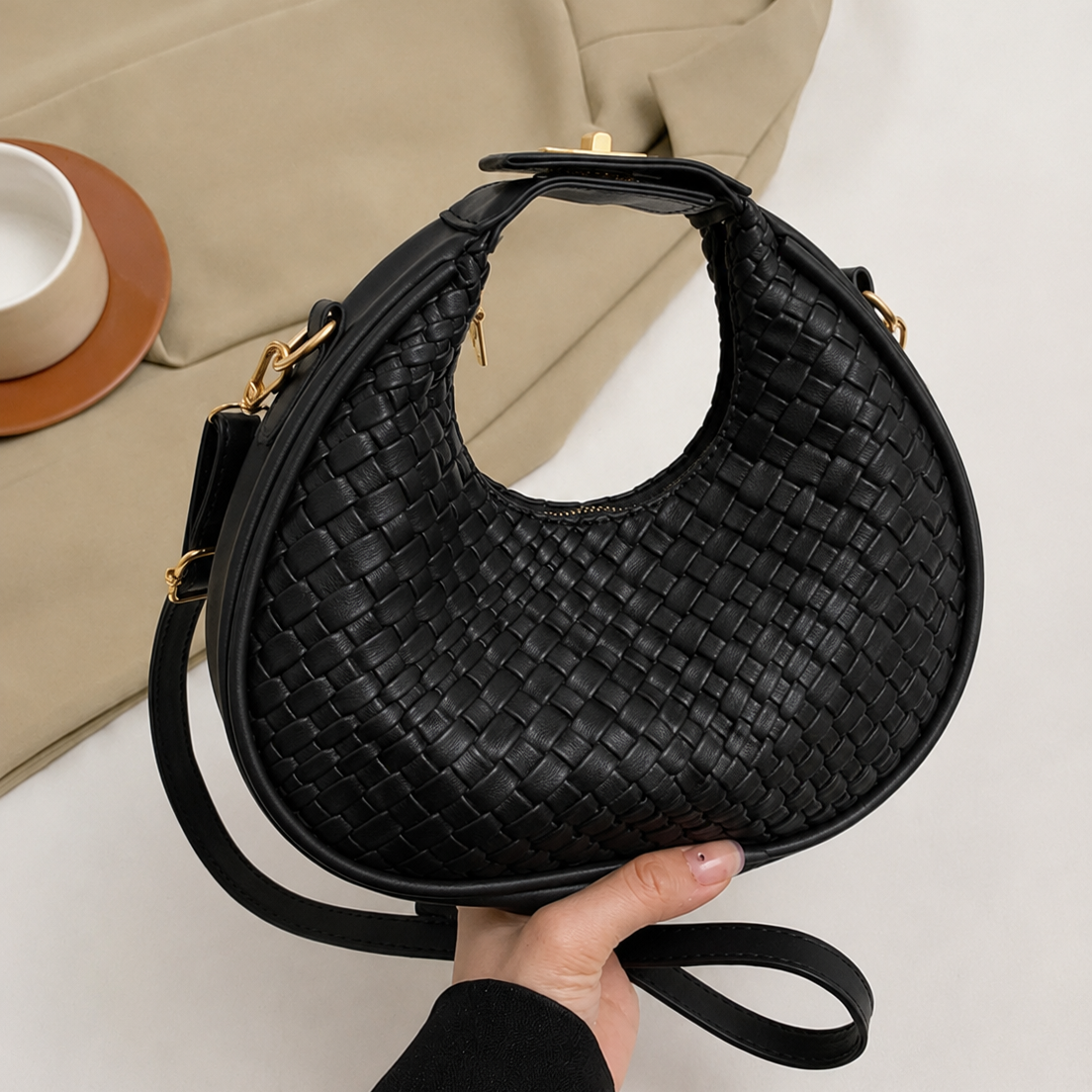 Elara Black Bag