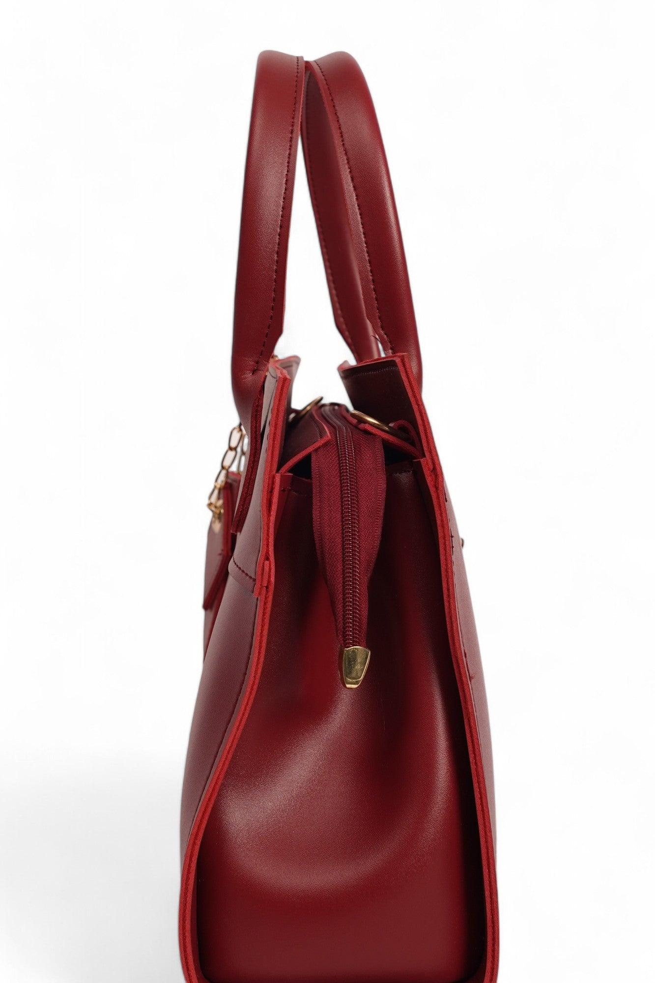 Modern Chic Maroon Tote