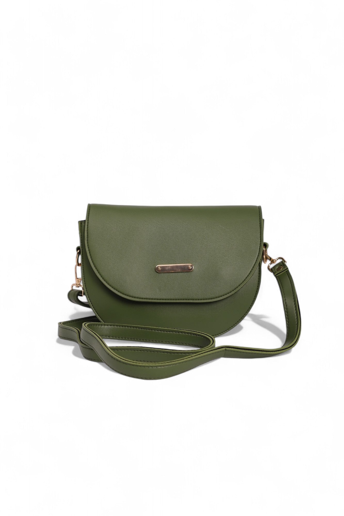 Chic Olive Dual Strap Bag