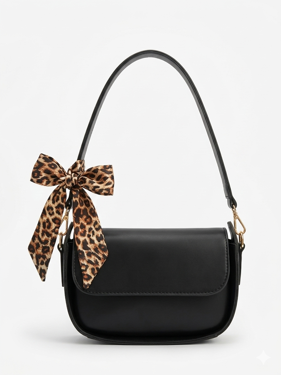 Lyana Muse Bag with Cheetah Tie