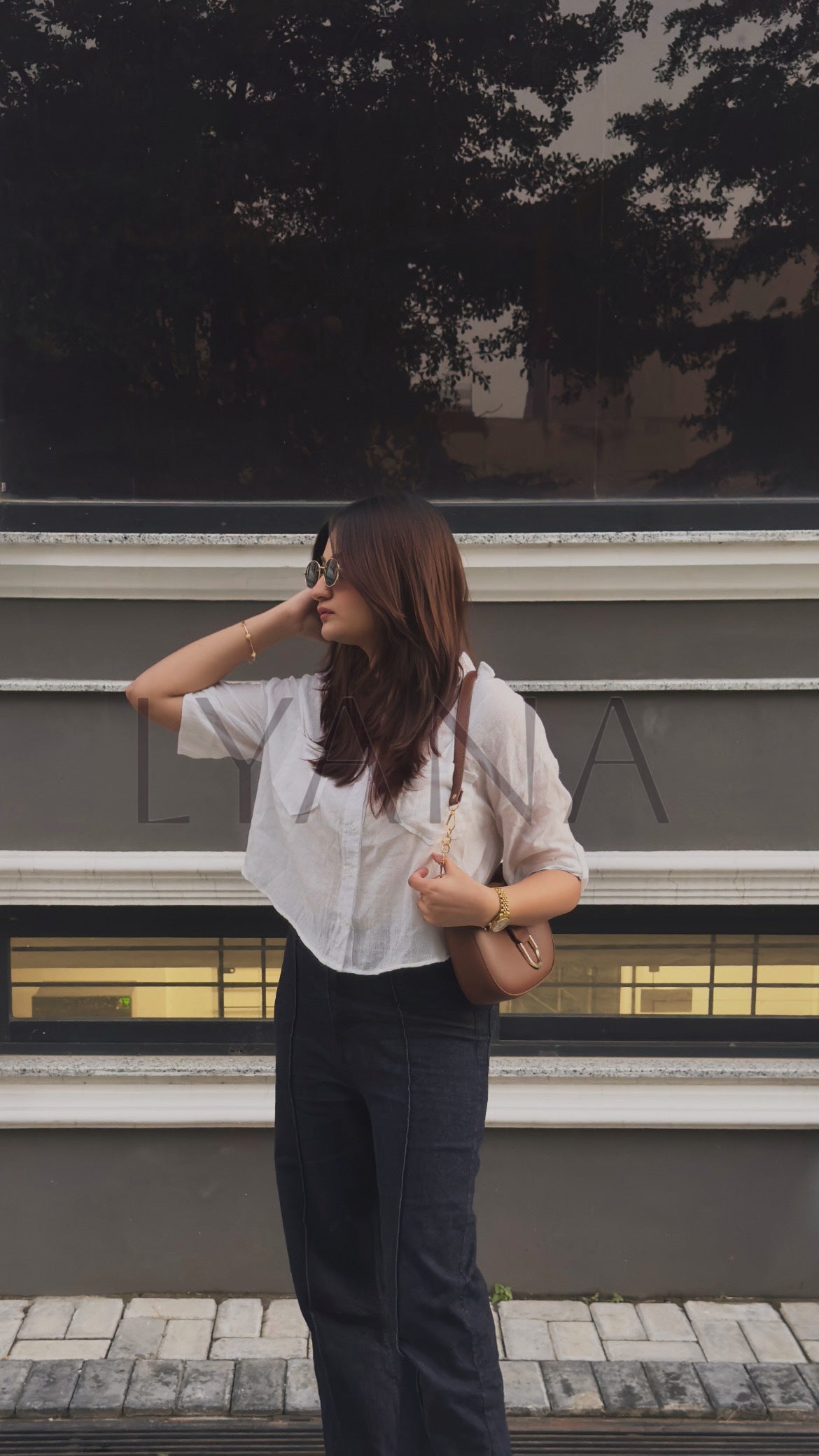 Lyana Eclipse Brown Bag