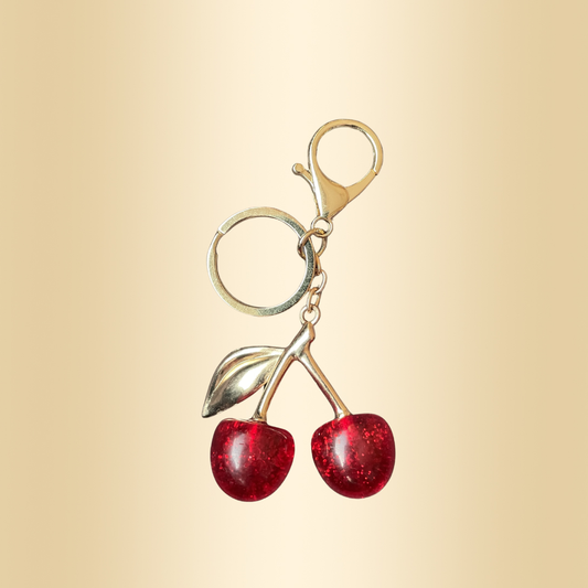 Red Mini Cherry Charm