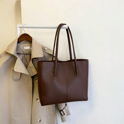 Carla Shoulder Tote Brown