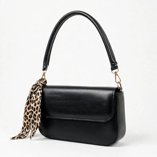 Lyana Muse Bag with Cheetah Tie